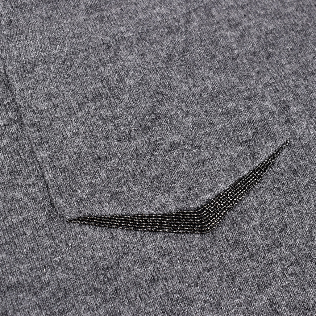 Gray Cashmere Sweater