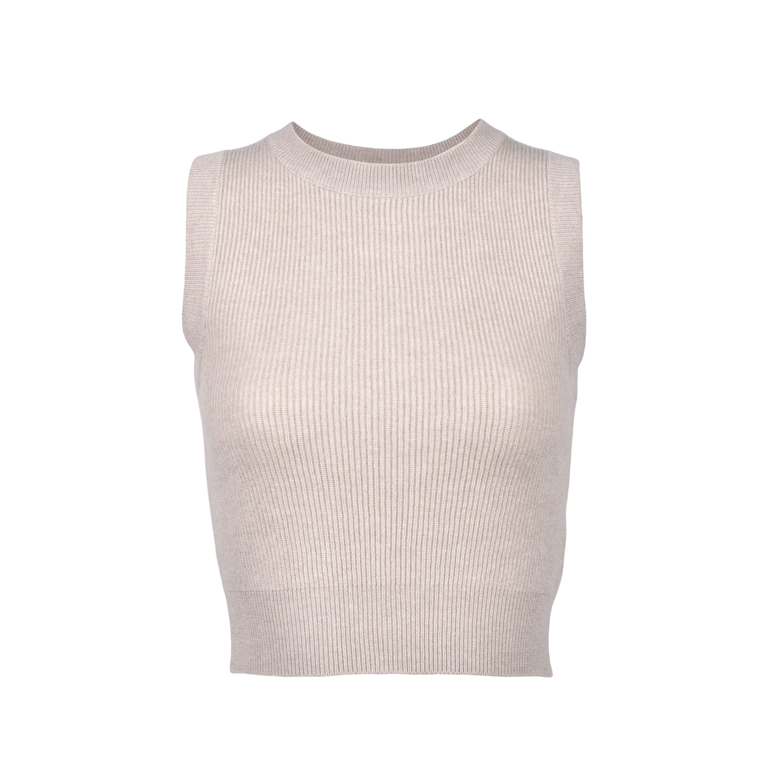 Beige Cashmere Sweater