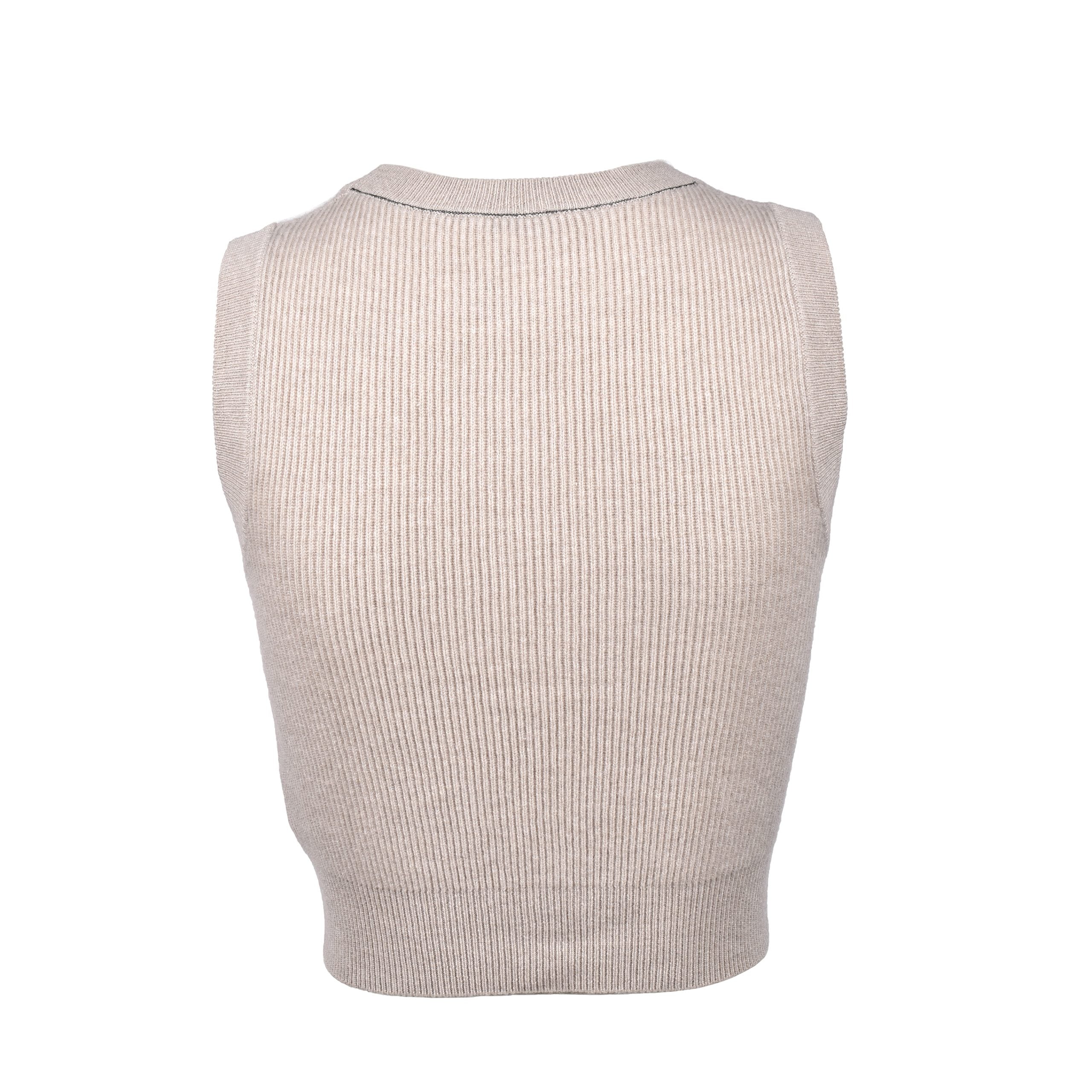 Beige Cashmere Sweater