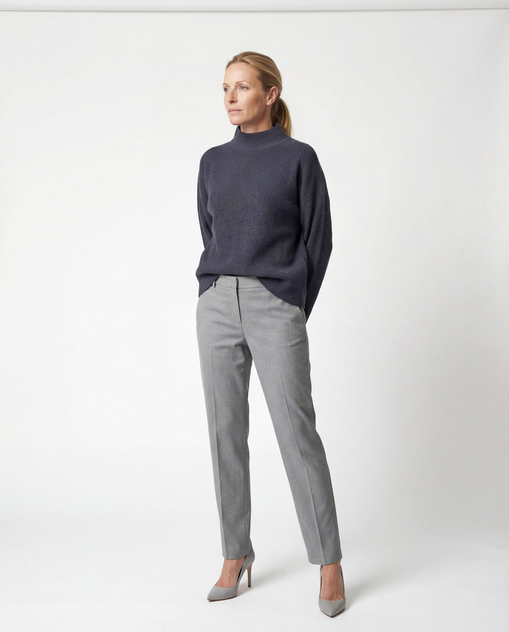 Blue Cashmere Sweater