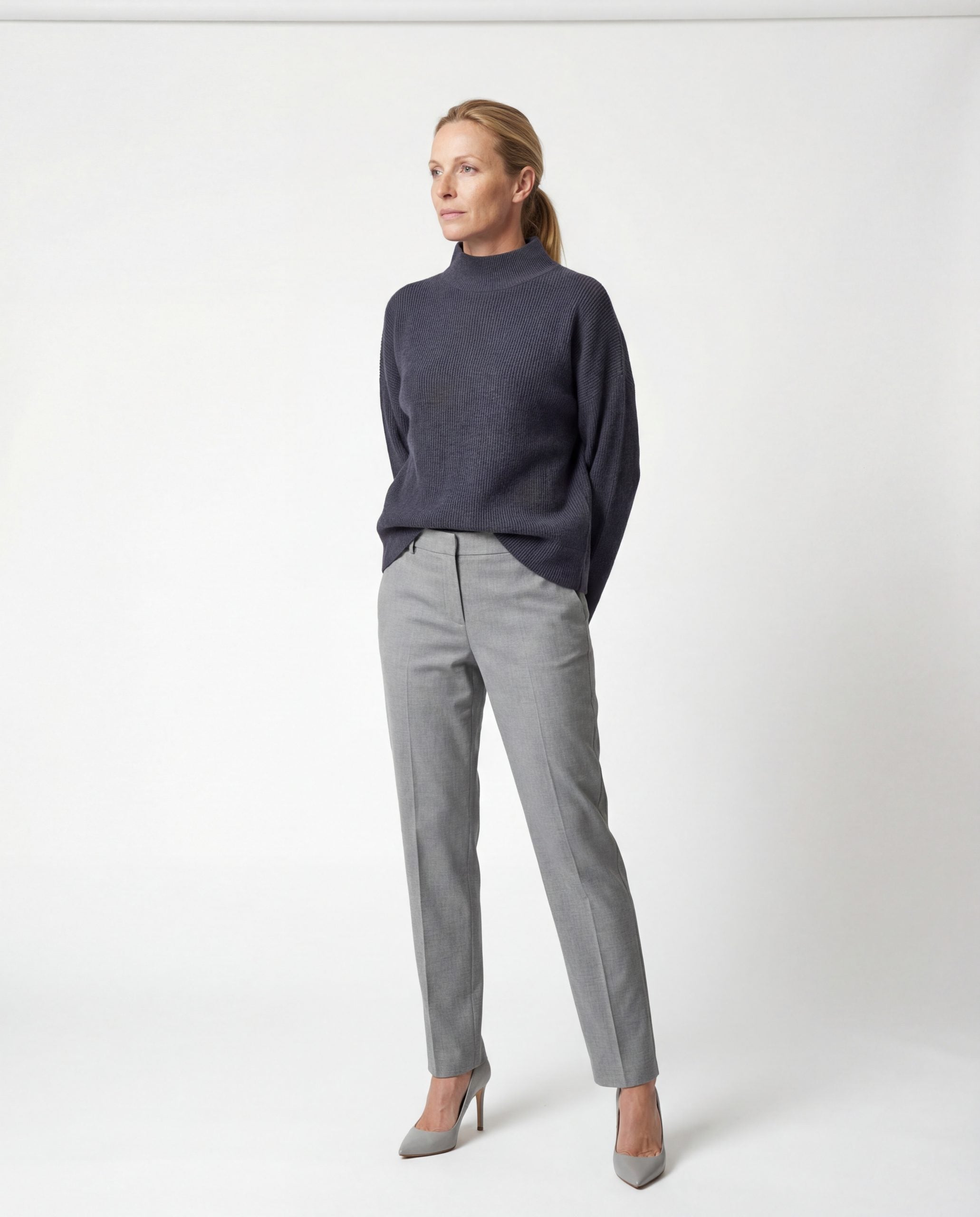 Blue Cashmere Sweater