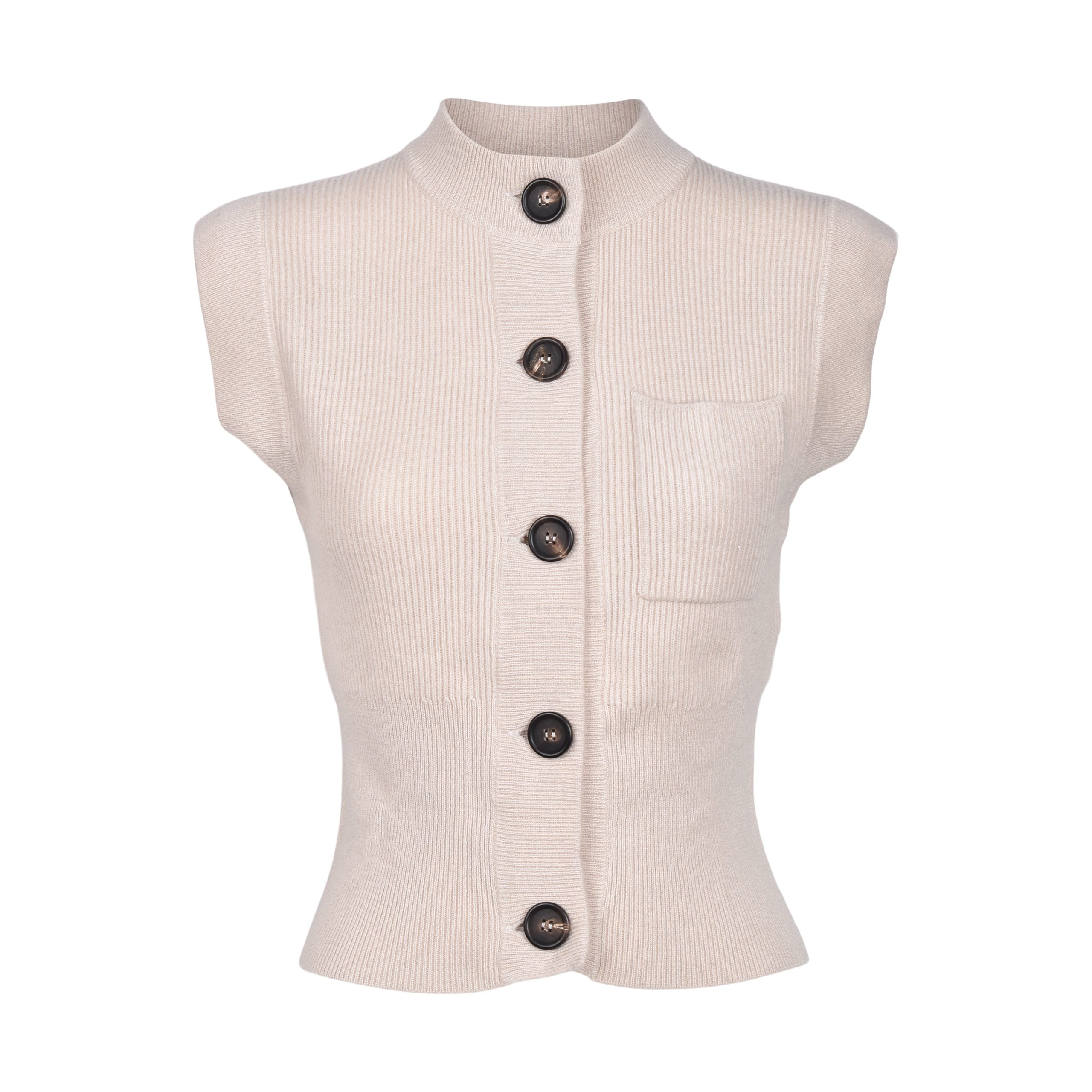 Beige Cashmere Sweater