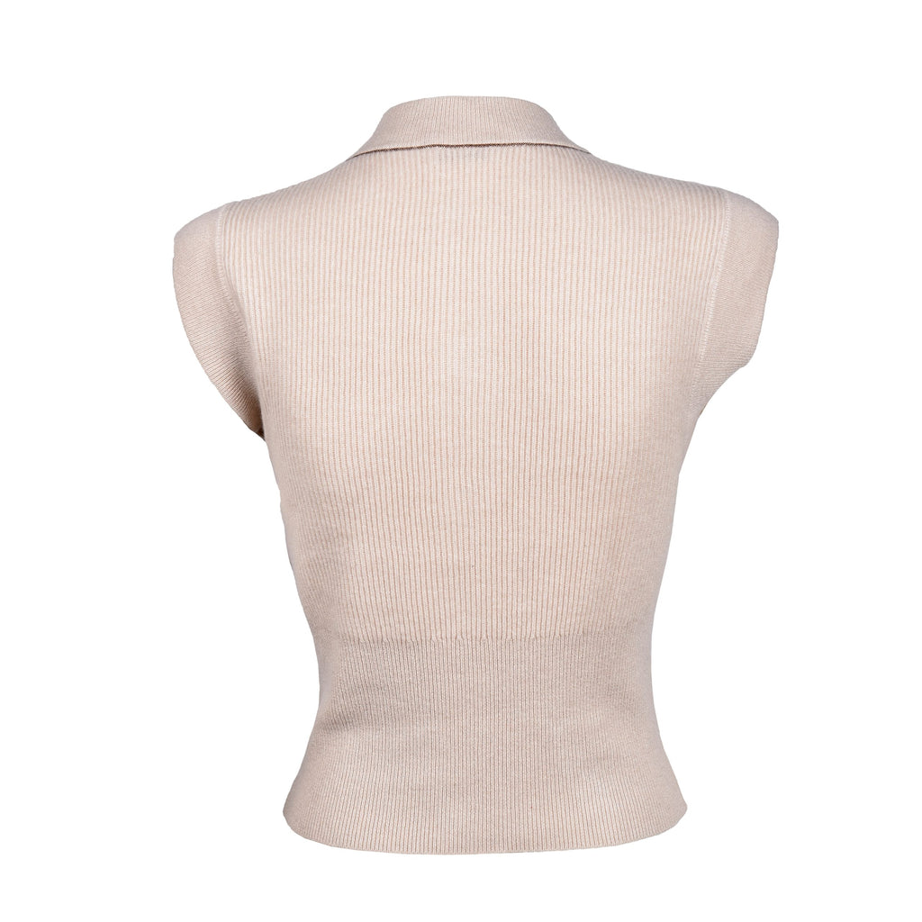 Beige Cashmere Sweater