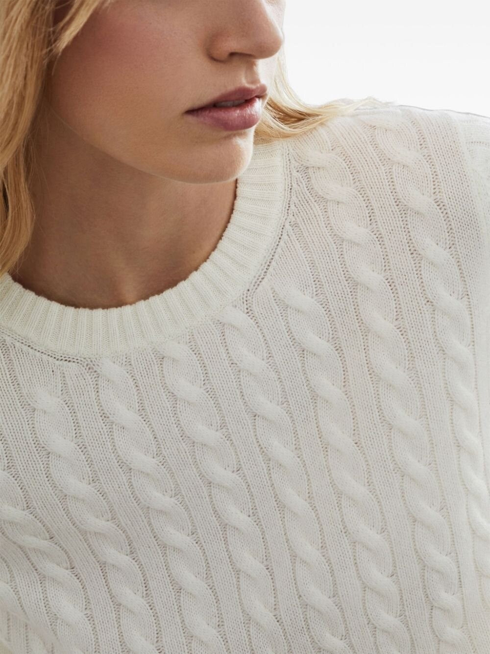 Beige Cashmere Sweater