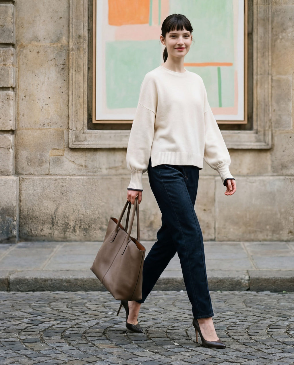 White Cashmere Sweater