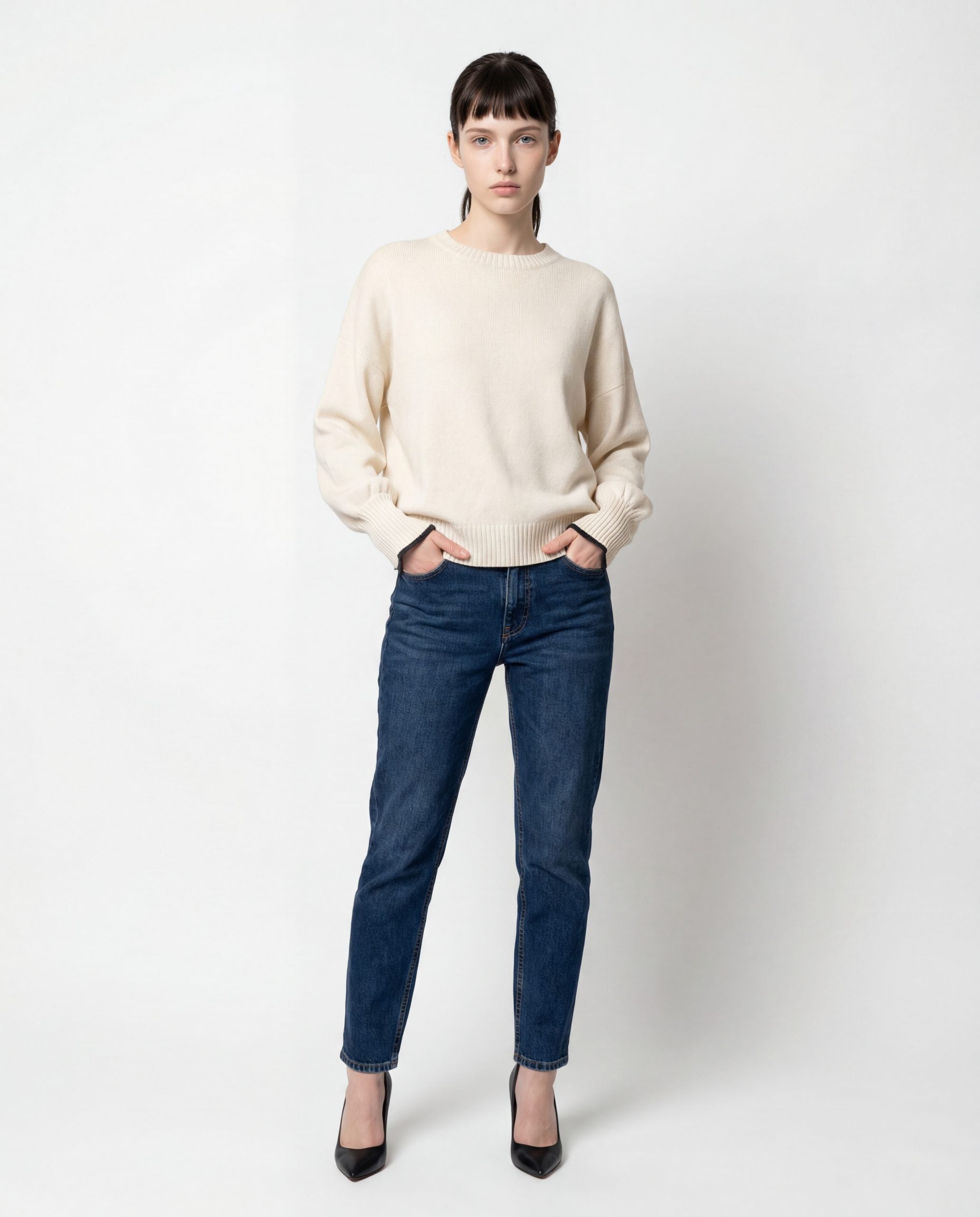 White Cashmere Sweater