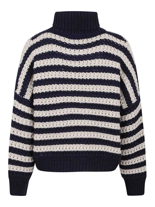 Blue Wool Sweatshirt