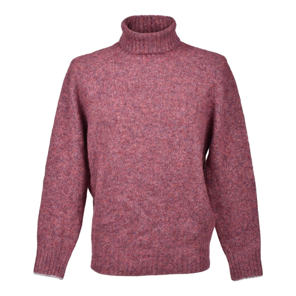 Burgundy Polyamide Turtleneck