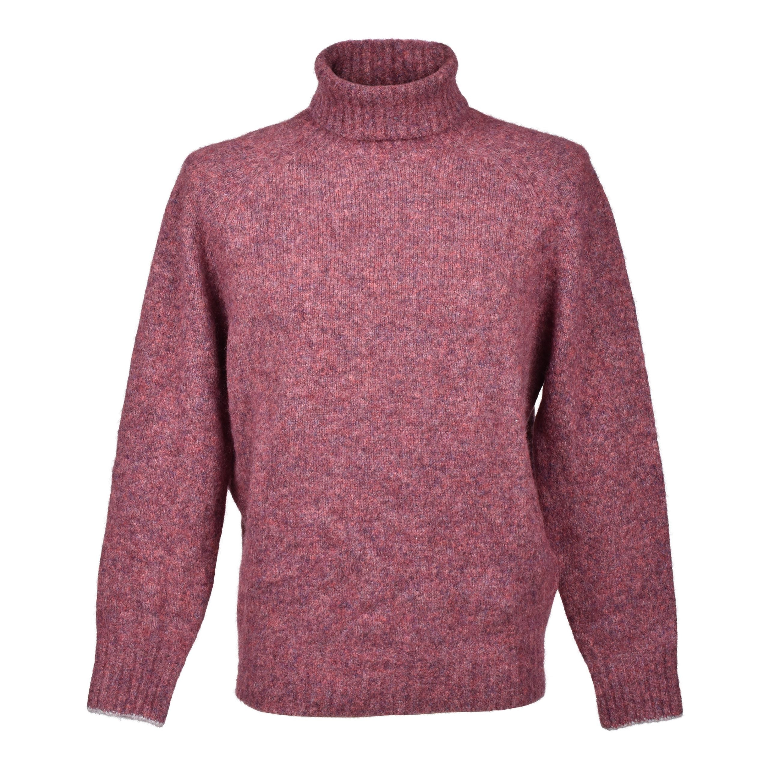 Burgundy Polyamide Turtleneck