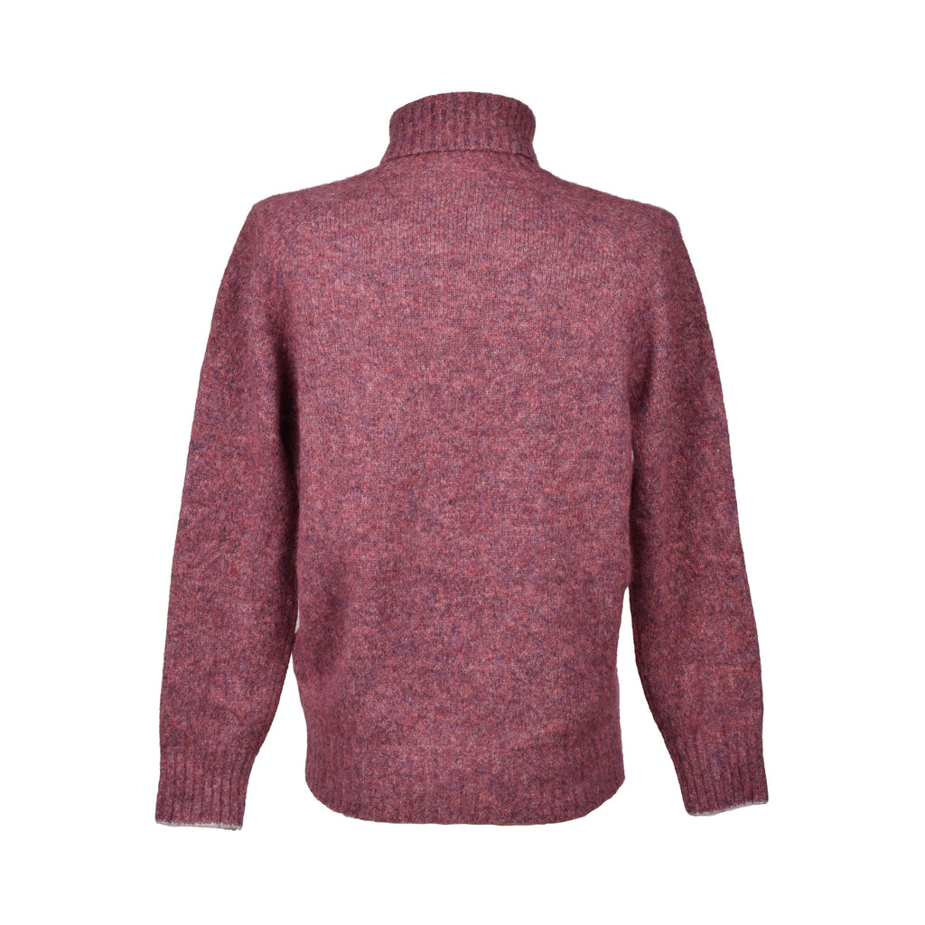 Burgundy Polyamide Turtleneck