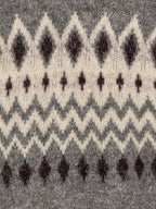 Gray Leather Sweatshirt