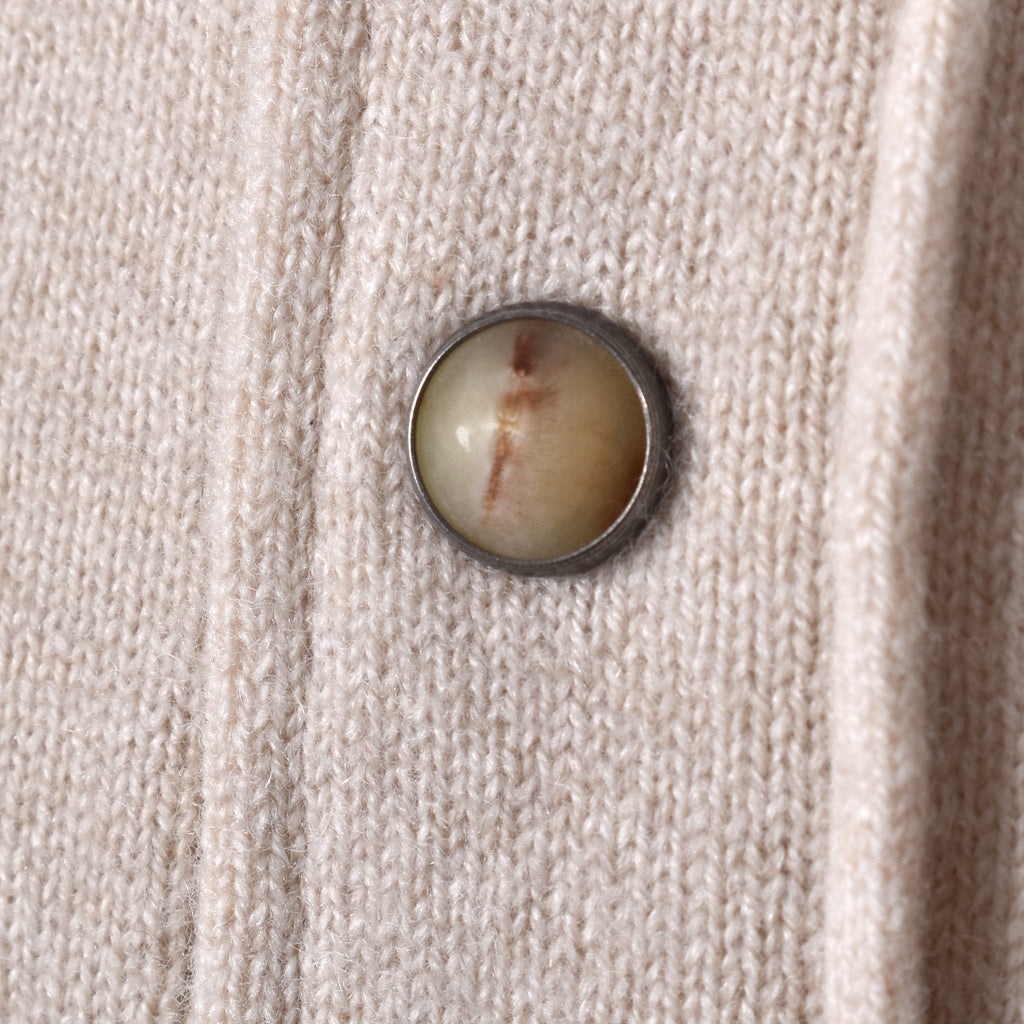 Beige Wool Dress Shirt