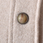 Beige Wool Dress Shirt