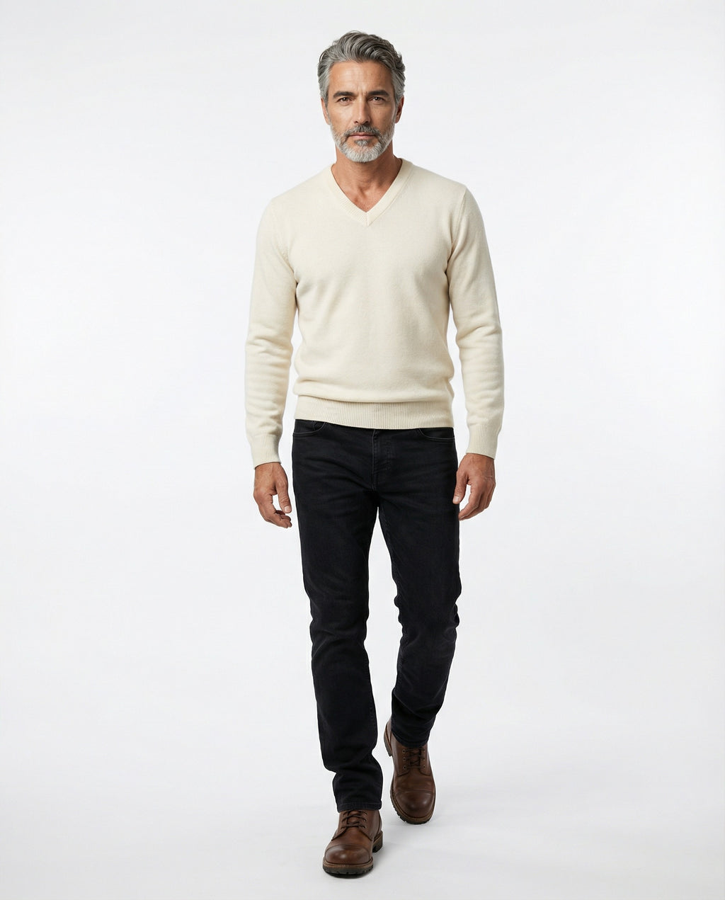 Beige Cashmere Sweatshirt