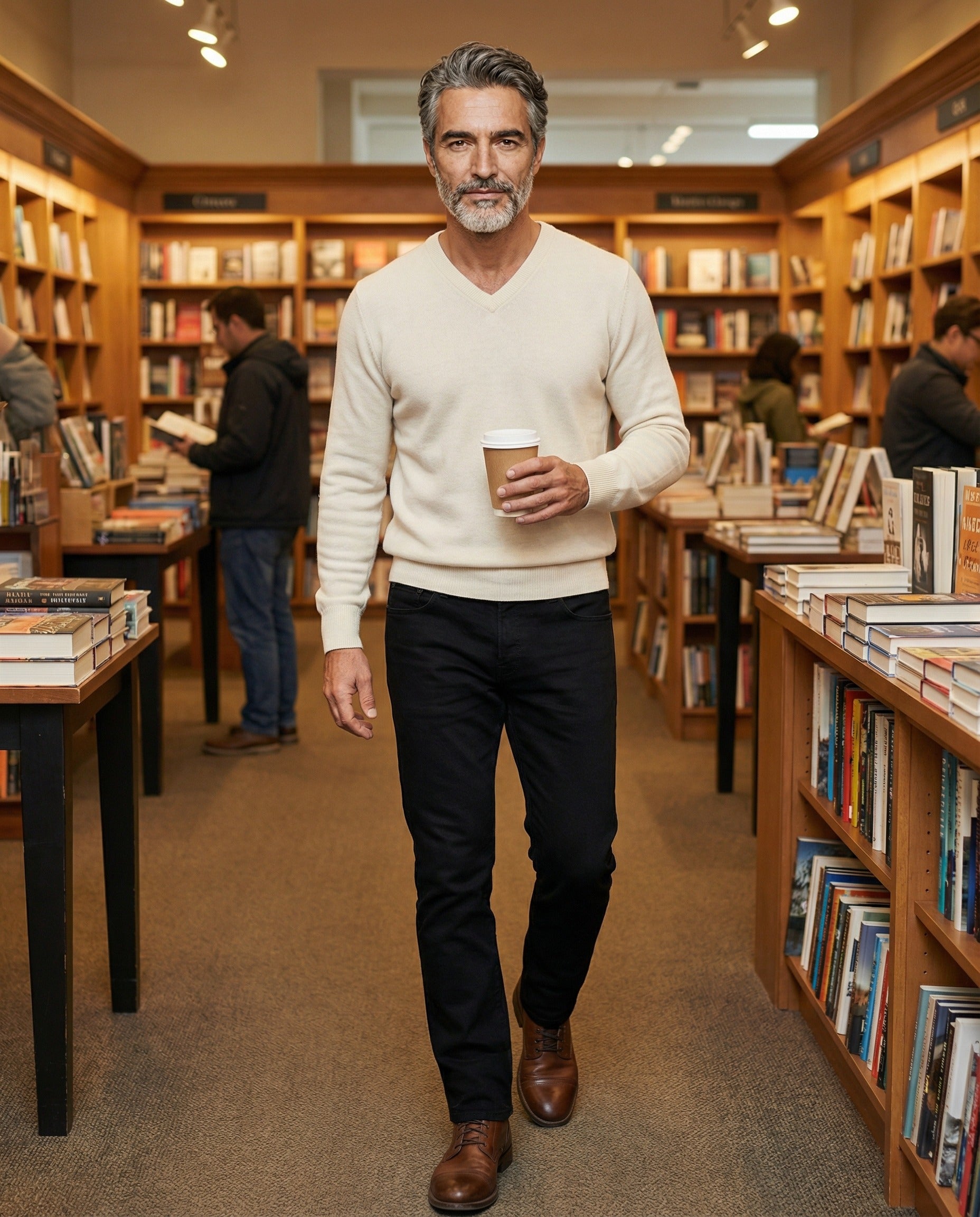 Beige Cashmere Sweatshirt