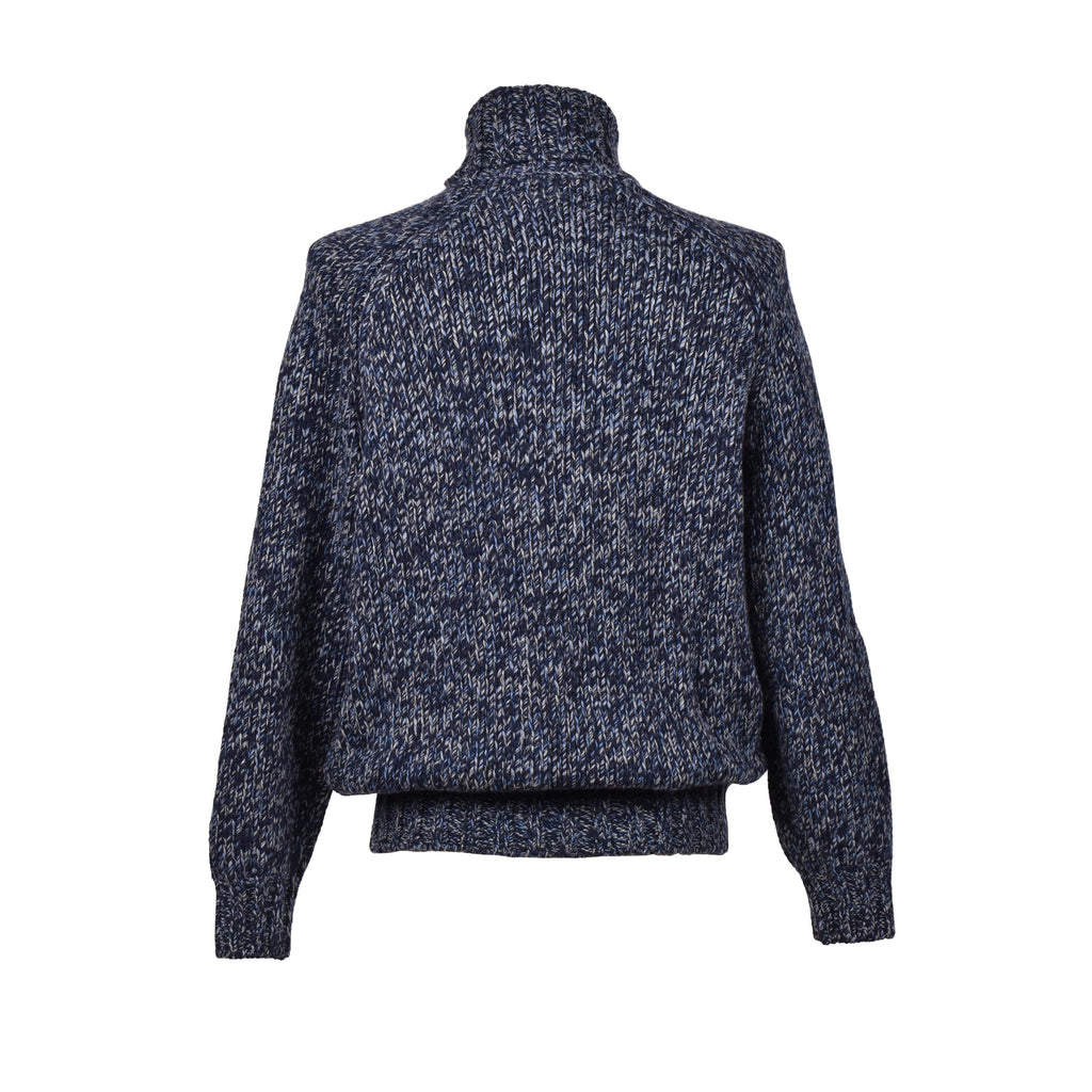 Blue Wool Sweatshirt