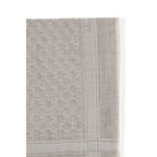 Beige Lamb Ovis Aries Aries Scarf
