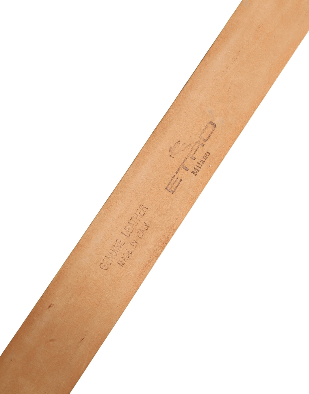 Orange Genuine Leather Silver Metal Buckle Waist Belt