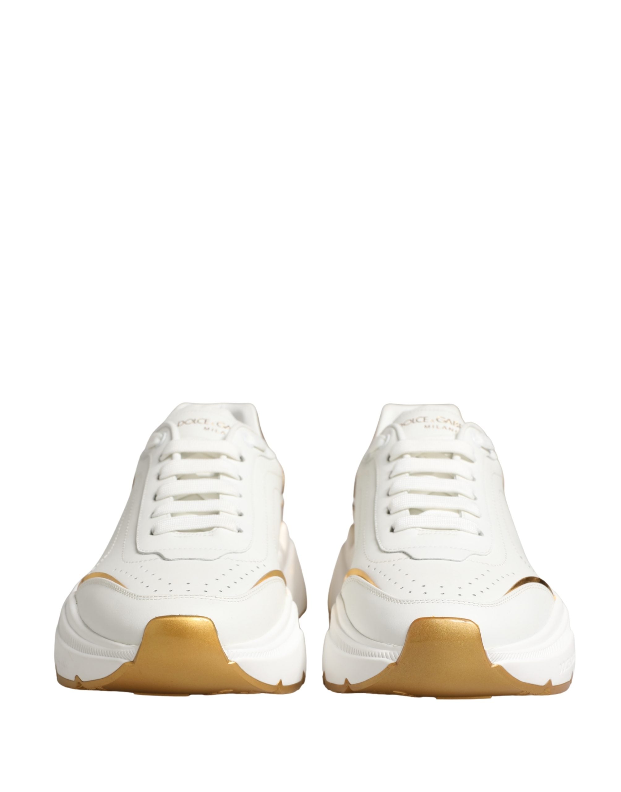 White Gold Daymaster Low Top Sneakers Shoes