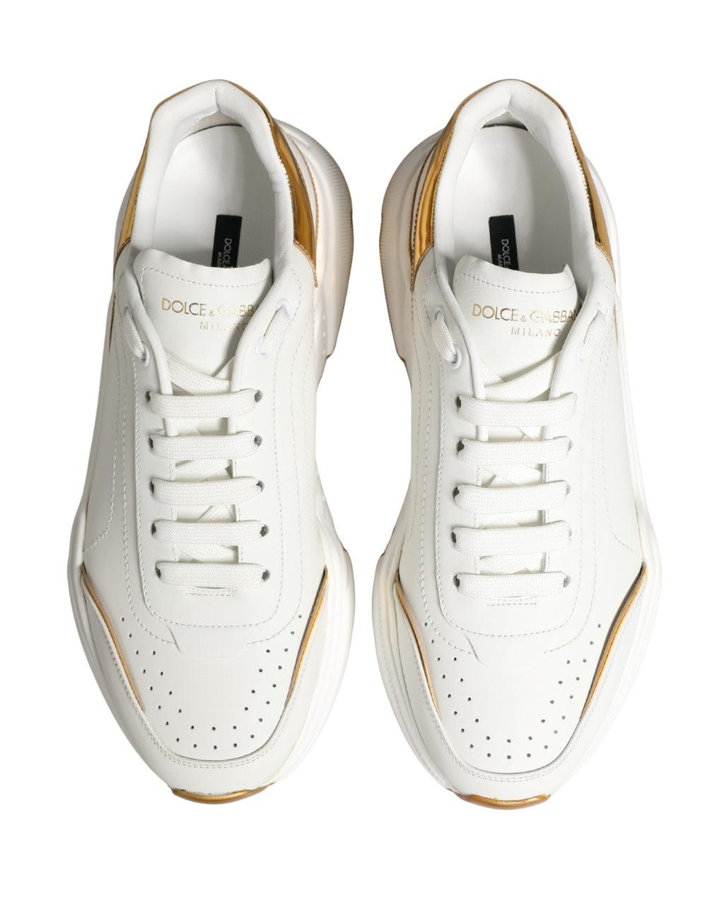 White Gold Daymaster Low Top Sneakers Shoes