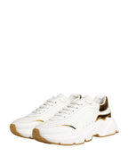 White Gold Daymaster Low Top Sneakers Shoes