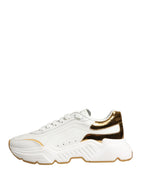 White Gold Daymaster Low Top Sneakers Shoes