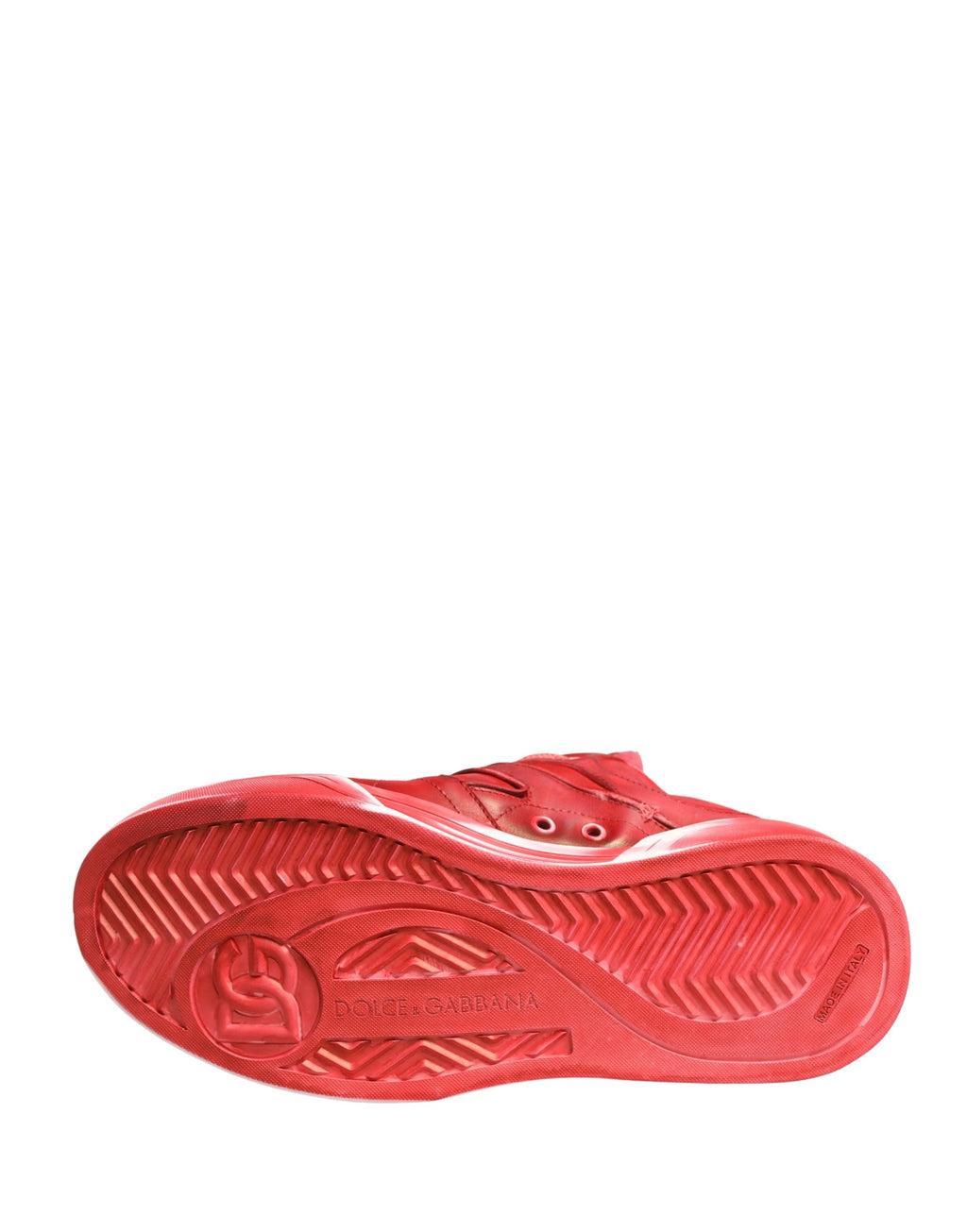 Red Distressed Suede Men Sneakers Shoes