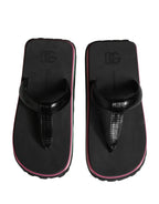 Multicolor Rubber Chunky Flip Flop Shoes