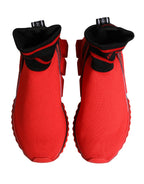 Red Black Sorrento Socks Sneakers Shoes