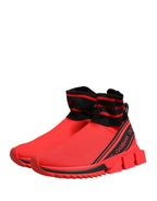 Red Black Sorrento Socks Sneakers Shoes