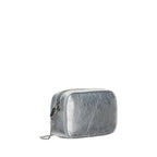Gray Calf Leather Bos Taurus Shoulder Bag