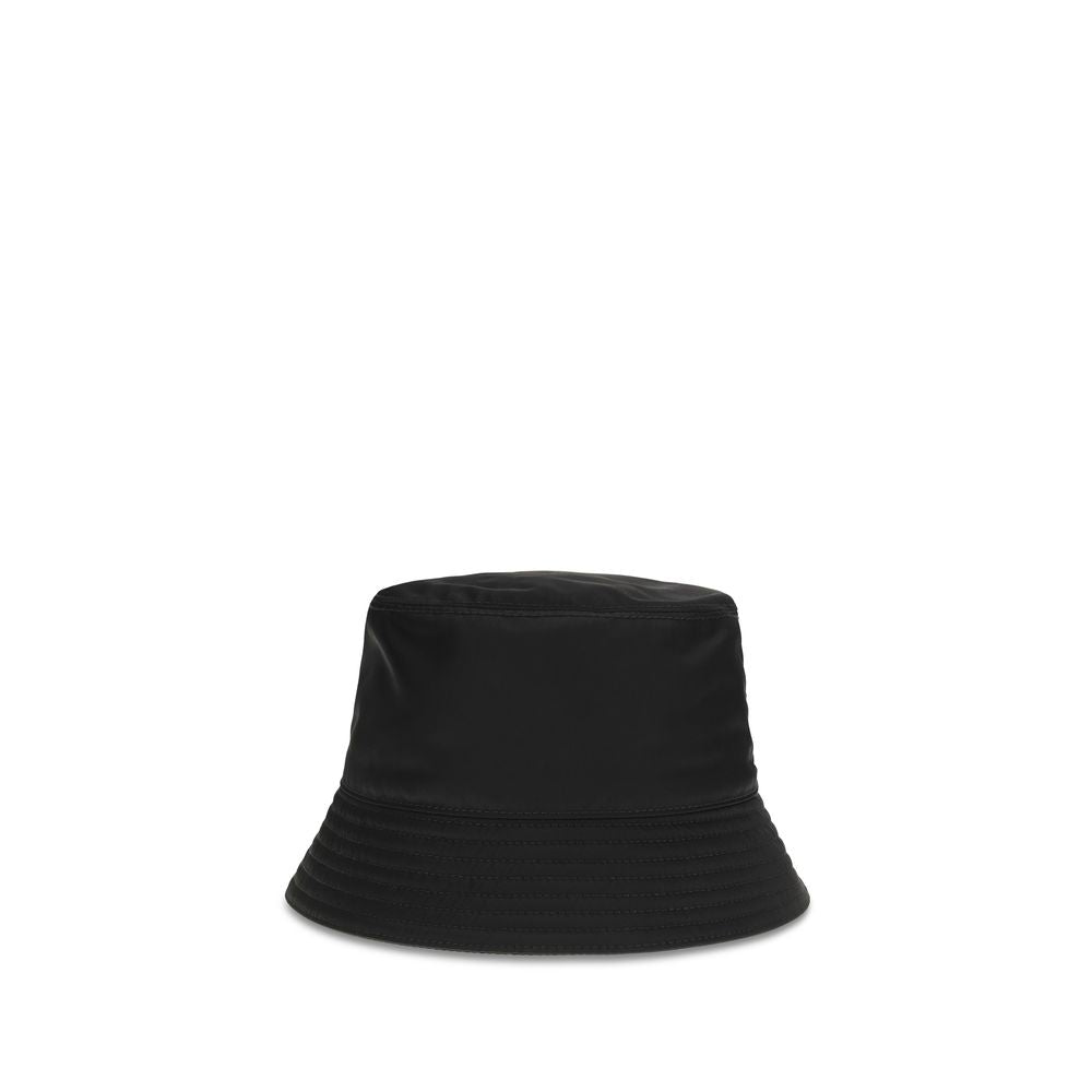 Black Recycled Polyamide Bucket Hat