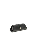 Black Calf Leather Bos Taurus Clutch Bag