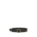 Black Leather Regular Belt