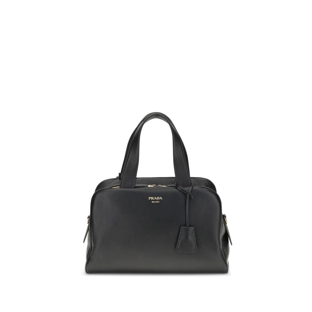 Black Calf Leather Bos Taurus Handbag