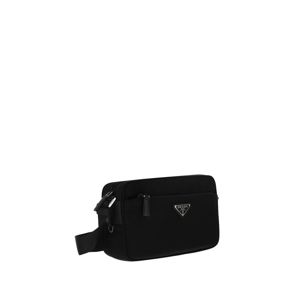 Black Nylon Shoulder Bag