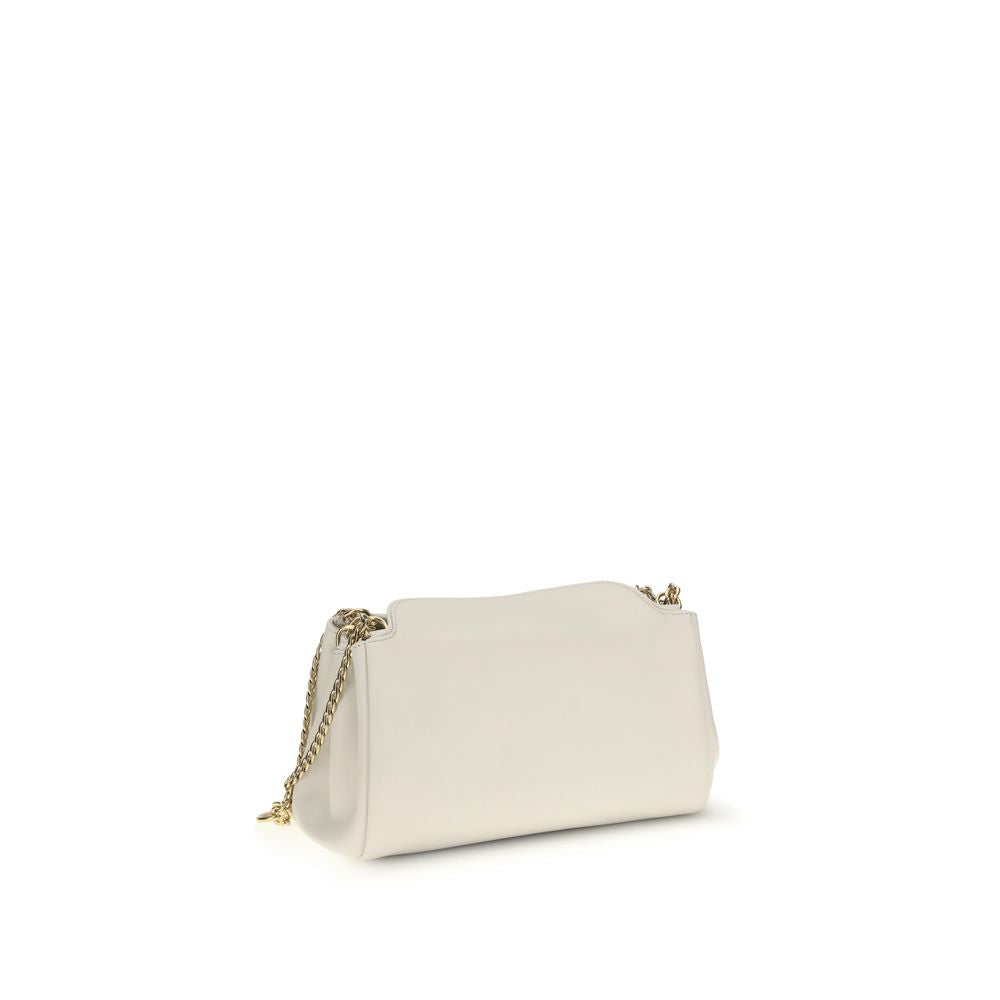 White Calf Leather Bos Taurus Shoulder Bag