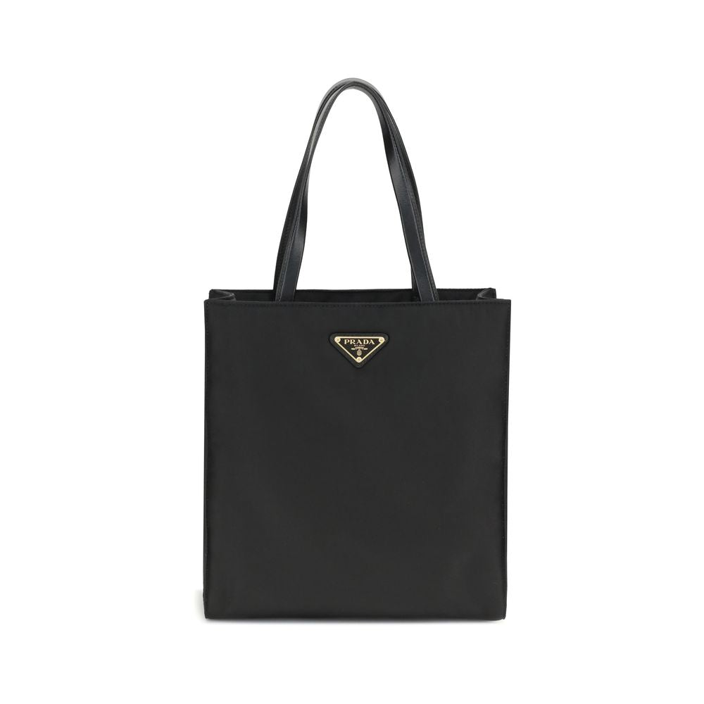 Black Recycled Polyamide Shoulder Bag