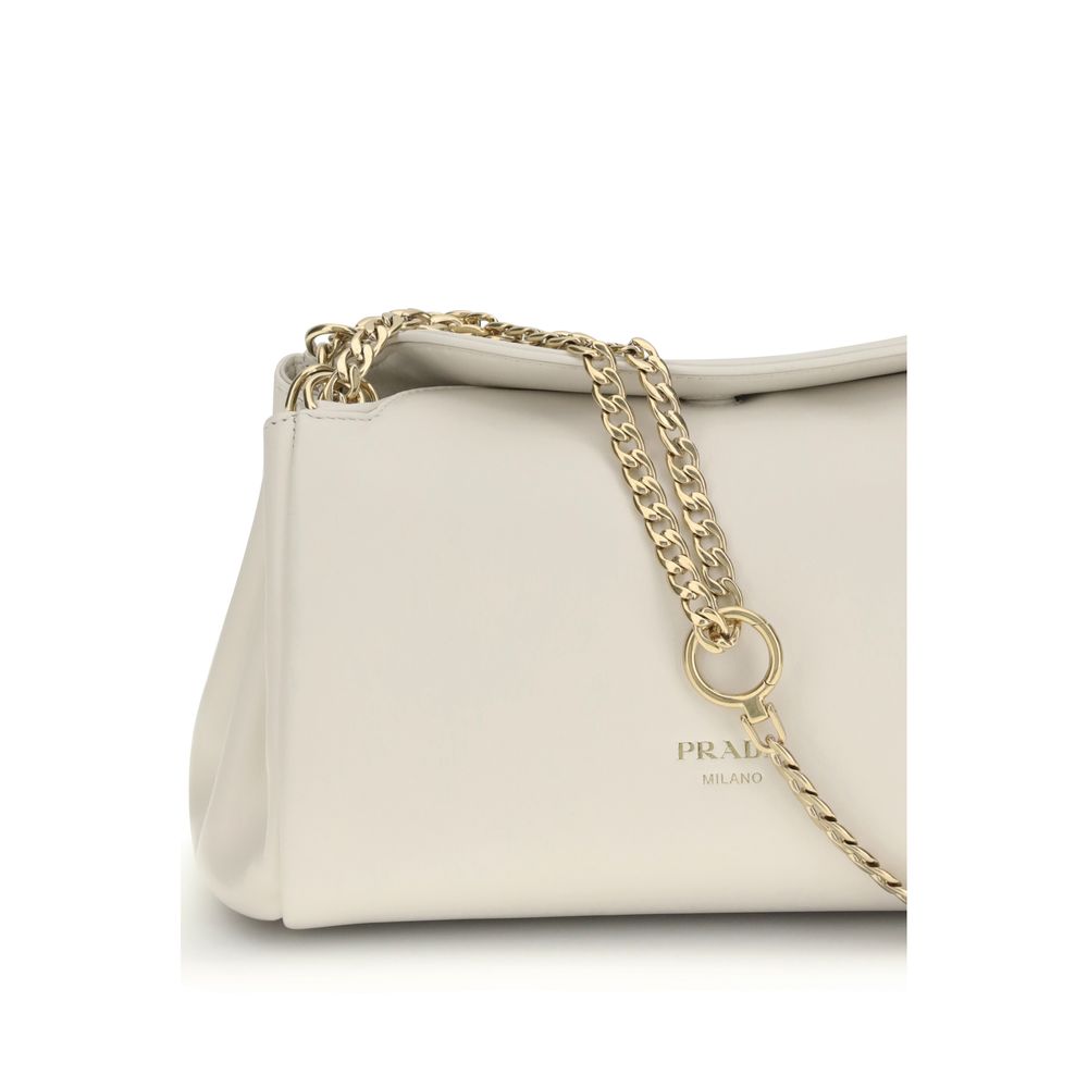 White Calf Leather Bos Taurus Shoulder Bag