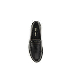 Black Calf Leather Bos Taurus Slip-On Loafers