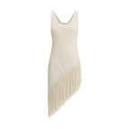 Beige Silk T-Shirt