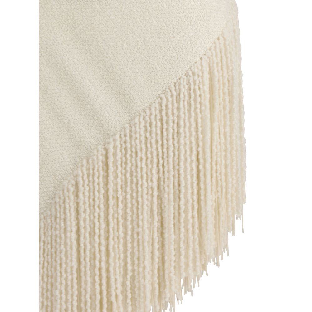 Beige Silk T-Shirt