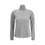Gray Wool Turtleneck