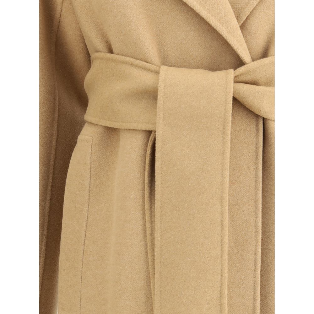 Beige Wool Coat