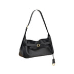 Black Calf Leather Bos Taurus Shoulder Bag