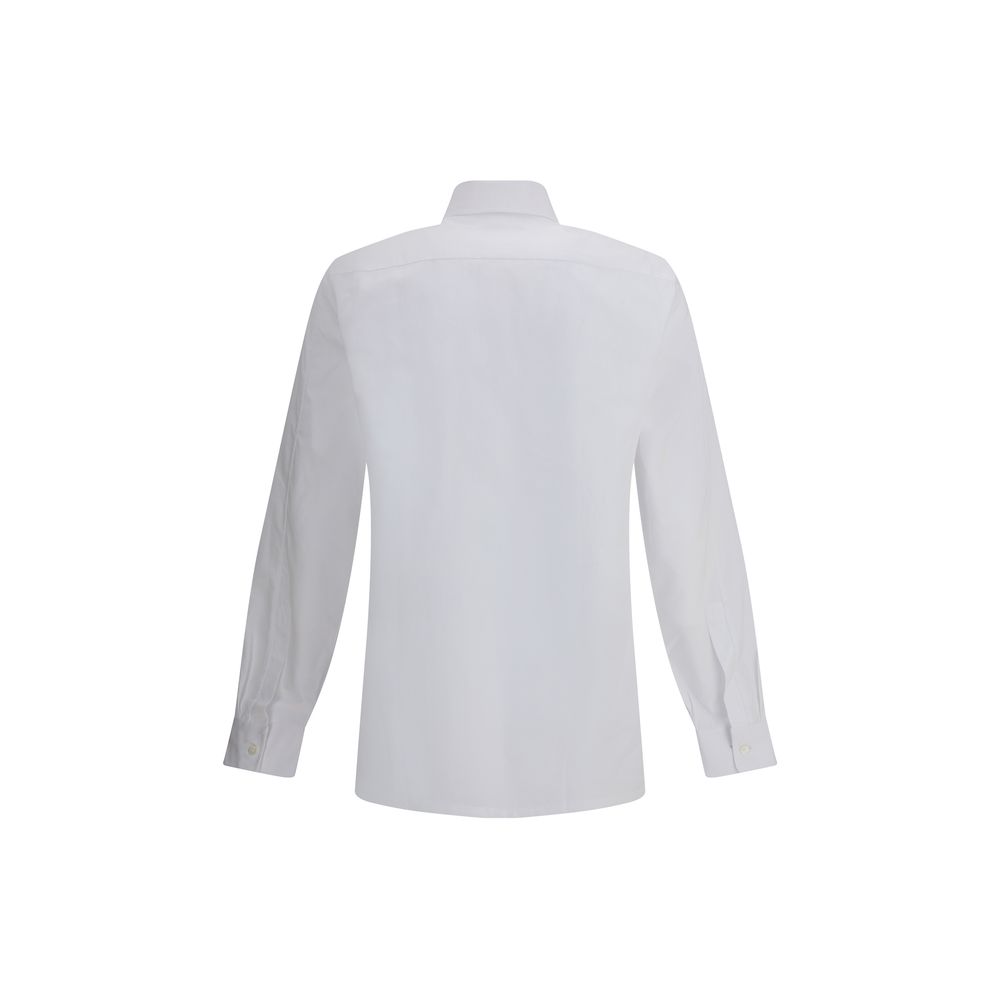 White Cotton Dress Shirt