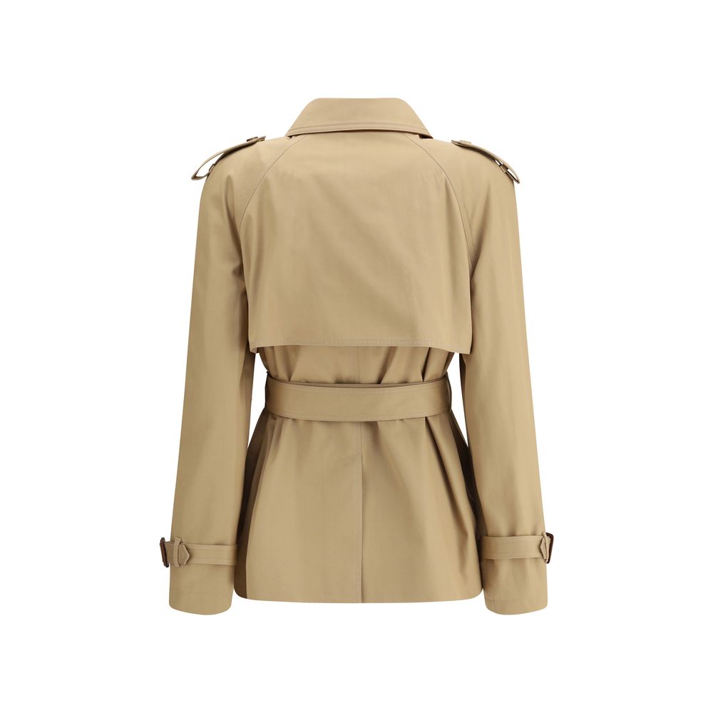 Beige Cotton Coat
