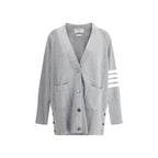 Gray Cotton Cardigan