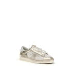 Gold Calf Leather Bos Taurus Low Top Sneakers