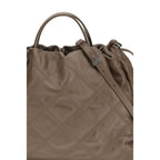 Gray Calf Leather Bos Taurus Handbag